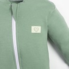 Комбинезон на молнии Крошка Я BASIC LINE, рост 86-92 см, зелёный 9235734 - фото 10210303