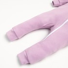 Комбинезон на молнии Крошка Я BASIC LINE, рост 62-68 см, розовый 9235863 - фото 10210359