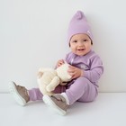 Комбинезон на молнии Крошка Я BASIC LINE, рост 62-68 см, розовый 9235863 - фото 10210355