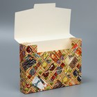 Коробка подарочная складная конверт, упаковка, «Джентельмен», 31 х 22 х 5 см - Фото 5