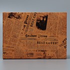 Коробка подарочная складная конверт, упаковка, «Best man», 22 х 16 х 5 см - Фото 6