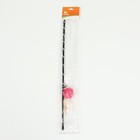 Дразнилка "Праздничная", 45,5 см, розовая - фото 6793025