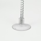 Дразнилка «Мышь на присоске», искусственный мех с цветными перьями,24 см, мышь красная/белая - Фото 5