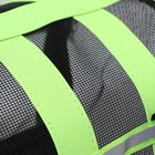 Сумка-переноска сетчатая в полоску, 46*27*27 см, салатовая - фото 35842902