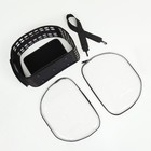 Переноска для животных прозрачная, 42*32*28 см, чёрная - Фото 14