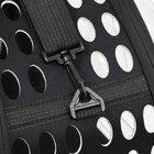 Переноска для животных прозрачная, 42*32*28 см, чёрная - Фото 7