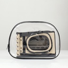 Переноска для животных, 42×32×28 см, прозрачная, бежевая - Фото 18