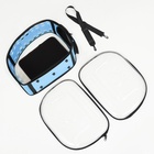 Переноска для животных прозрачная, 42*32*28 см, голубая - фото 809224686 Переноска для животных прозрачная, 42*32*28 см, голубая - фото 809224686