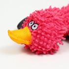 Игрушка текстильная "Косматая утка" , 32 х 19 см, фиолетовая - фото 6793266
