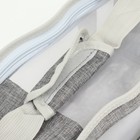 Сумка-переноска для животных, 24×25×41 см, с раздвижным окном, серая - Фото 11