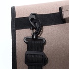 Сумка - переноска для животных, 40×26×26 см, с иллюминатором, коричневая - Фото 10