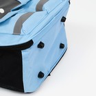 Рюкзак для переноски животных с окном для обзора, голубой - Фото 5