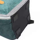 Рюкзак-переноска для животных, 52 х 22 х 41 см, зелёный - фото 9497425