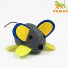 Игрушка вибрирующая, 6 см, серая - Фото 1