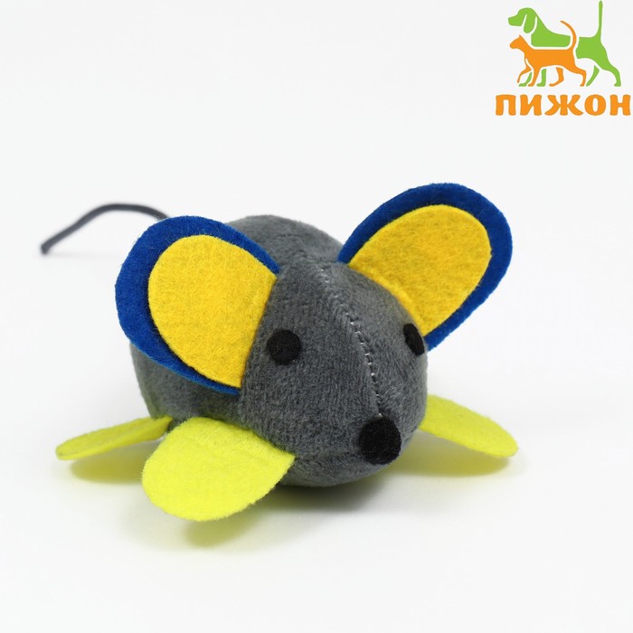 Игрушка вибрирующая, 6 см, серая - Фото 1