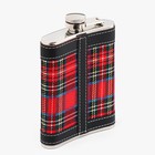 Фляжка Мастер К «Клетка», 240 мл, подарочная, армейская, 8 oz, нержавеющая сталь - Фото 2