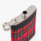 Фляжка Мастер К «Клетка», 240 мл, подарочная, армейская, 8 oz, нержавеющая сталь - Фото 3