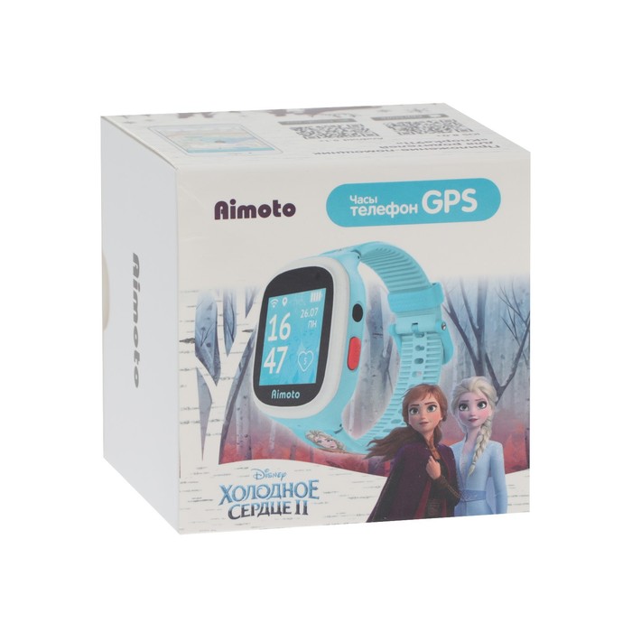 Детские смарт-часы Aimoto Disney "Холодное сердце", 1.44", GPS, камера,SOS, местоположение - фото 51459201