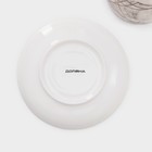 Сервиз чайный Доляна «Мрамор», 12 предметов: 6 чашек 280 мл, 6 блюдец d=15 см, фарфор, серый - Фото 7