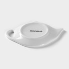 Подставка под чайный пакетик Доляна «Мрамор», 12×9×1.5 см - Фото 3