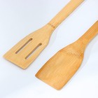 Подарочный набор деревянной посуды Adelica, доска разделочная, 2 лопатки, 29×18×1,8 см, масло в подарок 100 мл, берёза - Фото 6