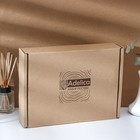 Подарочный набор деревянной посуды Adelica, доска разделочная, 2 лопатки, 29×18×1,8 см, масло в подарок 100 мл, берёза - фото 6793634