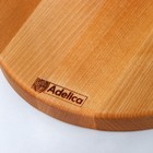 Подарочный набор деревянной посуды Adelica, разделочная доска, держатель для кухонных принадлежностей, масло в подарок 100 мл, берёза - фото 4370024