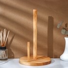 Подарочный набор деревянной посуды Adelica, разделочная доска, держатель для кухонных принадлежностей, масло в подарок 100 мл, берёза - фото 4370027