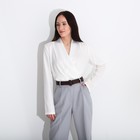 Ремень женский, ширина 3 см, затяжка, пряжка металл, цвет коричневый 9475049