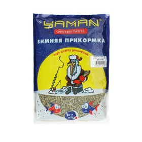 Прикормка Yaman Winter Taste гранулы 3 мм, лещ зимняя, жареные семечки, 700 г, цвет олива 9474453