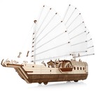 Сборная модель из дерева «Корабль c парусами. Джонка» - Фото 21