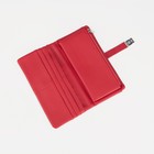 Кошелёк женский на магните, цвет розовый - фото 21987050