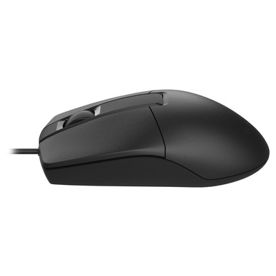 Мышь A4Tech OP-330, USB, оптическая, проводная, 1000 dpi, чёрная