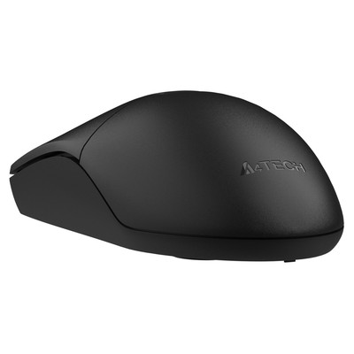 Мышь A4Tech OP-330S, USB, бесшумная, оптическая, проводная, 1000 dpi, чёрная