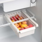 Органайзер для холодильника «Лофт», 23,5×14,7×7,7 см, цвет белый - Фото 1