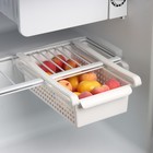 Органайзер для холодильника «Лофт», 23,5×14,7×7,7 см, цвет белый - Фото 2