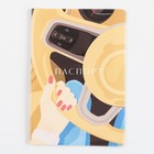 Обложка для паспорта "Девушка за рулём", ПВХ, полноцветная печать - фото 280966501