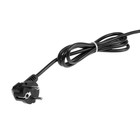 Полотенцесушитель электрический ZEIN PE-05, «Виктория», 400×600 мм, 4 перекладины, черный - Фото 6