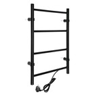 Полотенцесушитель электрический ZEIN PE-04, «Классика», 400×600 мм, 4 перекладины, черный - Фото 3