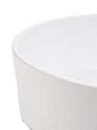 Горшок - бонсайница «Огма», для кактусов и суккулентов, 3 л, d=26 см, h=8 см, керамика, с поддоном, белый - Фото 2