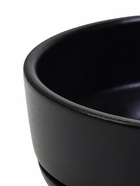 Горшок - бонсайница «Огма» для кактусов и суккулентов, 1.4 л, d=18 см, h=6.5 см, керамика, с поддоном, чёрный - Фото 2