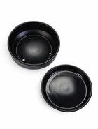 Горшок - бонсайница «Огма» для кактусов и суккулентов, 1.4 л, d=18 см, h=6.5 см, керамика, с поддоном, чёрный - Фото 3