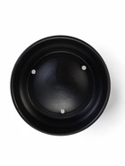 Горшок - бонсайница «Огма» для кактусов и суккулентов, 1.4 л, d=18 см, h=6.5 см, керамика, с поддоном, чёрный - Фото 4