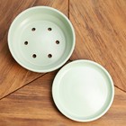 Горшок бонсайница "Лофт" для кактусов и суккулентов, зеленый, 3,5 л - фото 25548188