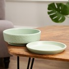 Горшок бонсайница "Лофт" зеленый, 1 л - фото 24412531