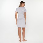 Ночная сорочка женская, цвет серый, размер 54 - Фото 5