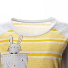 Комплект домашний женский (лонгслив/брюки), цвет жёлтый, размер 44 - фото 33487274