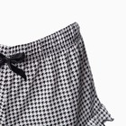 Комплект женский домашний (футболка/шорты), цвет чёрный, размер 50 - Фото 11