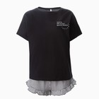 Комплект женский домашний (футболка/шорты), цвет чёрный, размер 50 - Фото 12