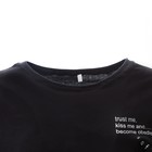 Комплект женский домашний (футболка/шорты), цвет чёрный, размер 50 - Фото 8
